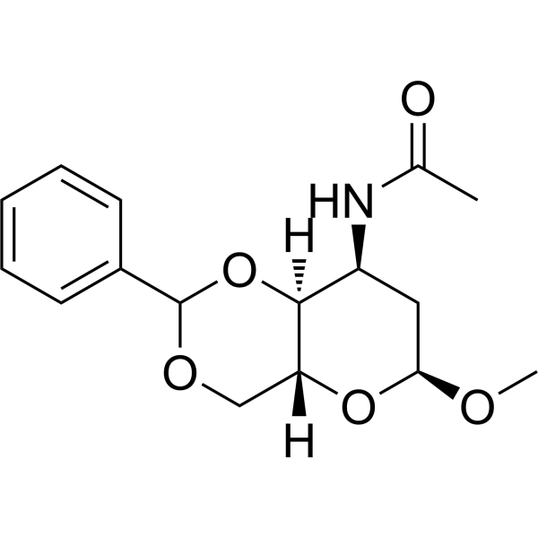 Methyl 3-acetylamino-2,3-dideoxy-4,6-O-benzylidene-α-D-ribo-hexopyranoside 23819-31-0